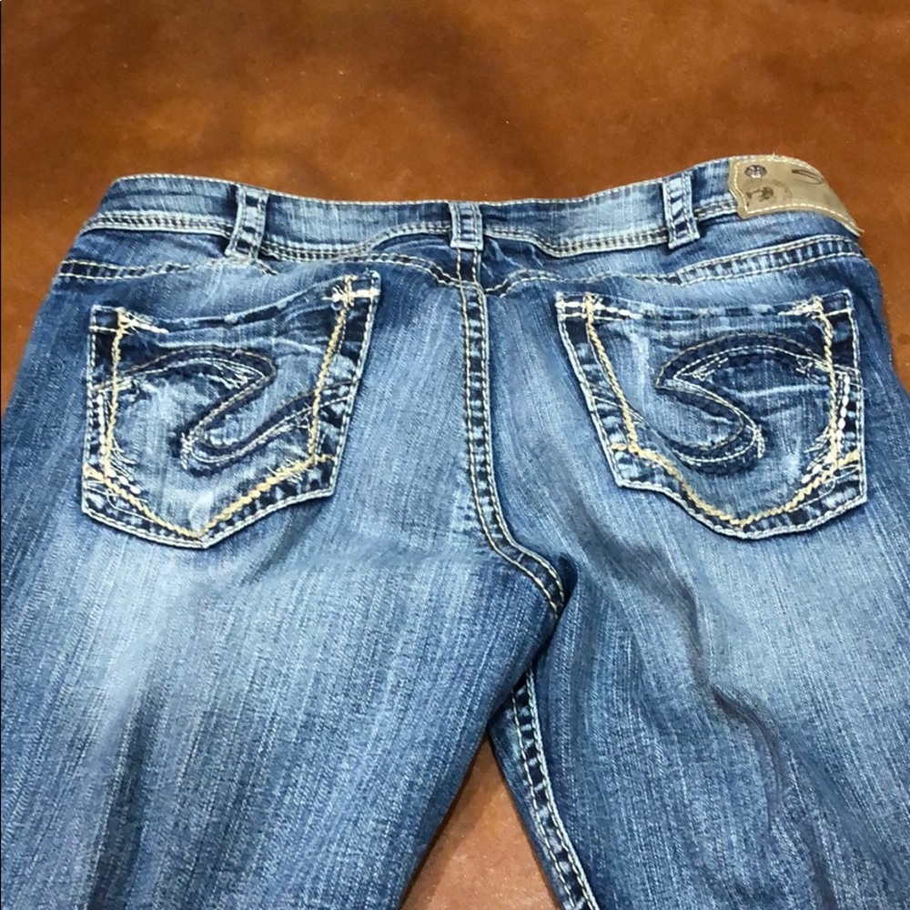 Silver capris